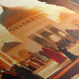 Orientalist 132 Canvas Art 18" x 24" / 45 x 60 cm / Black