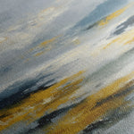 Abstract 1320 Canvas Art 16" x 16" / 40 x 40 cm / Black