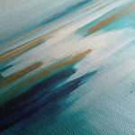 Abstract 1321 Canvas Art 16" x 16" / 40 x 40 cm / Black