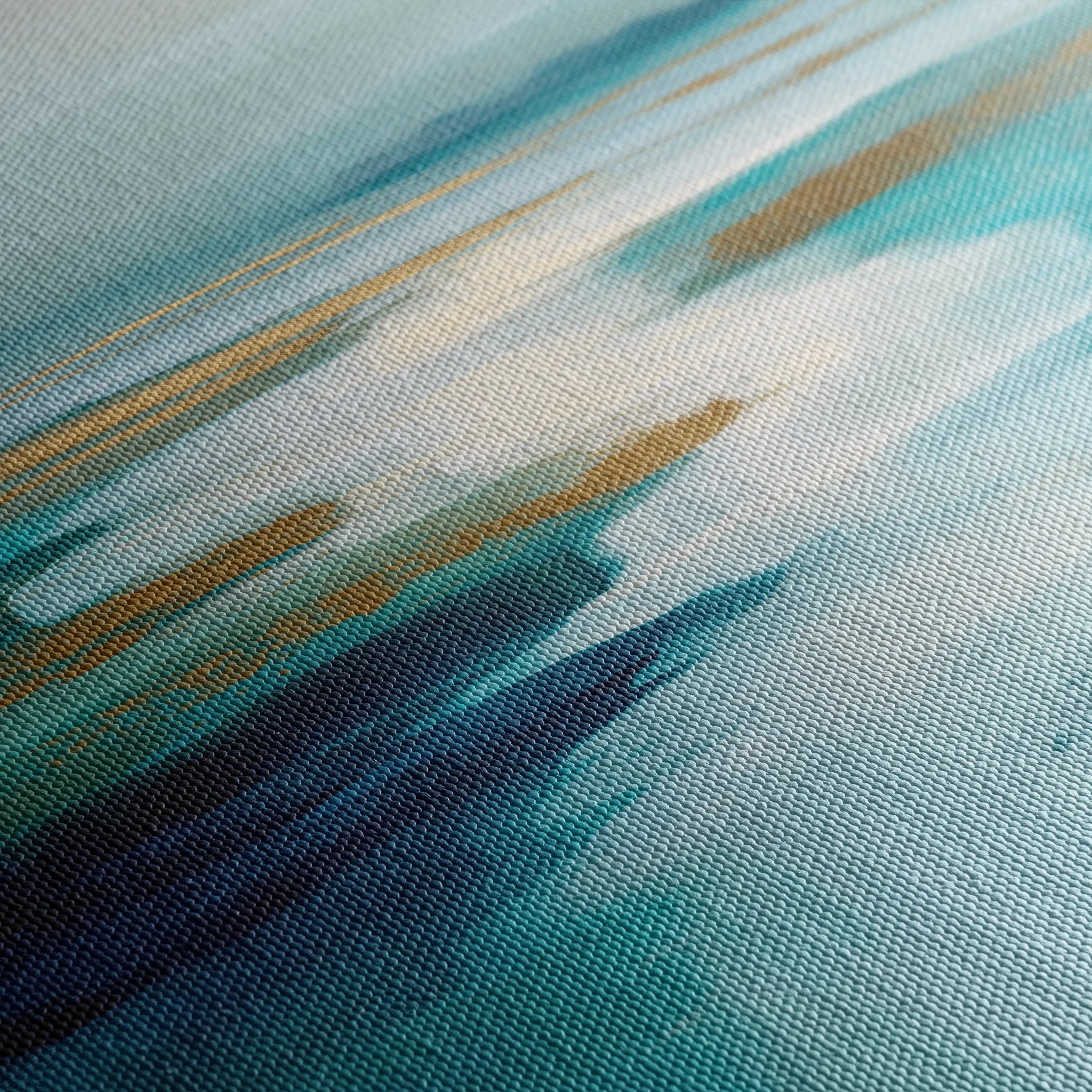 Abstract 1321 Canvas Art 16" x 16" / 40 x 40 cm / Black