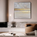 Abstract 1322 Canvas Art 16" x 16" / 40 x 40 cm / Black