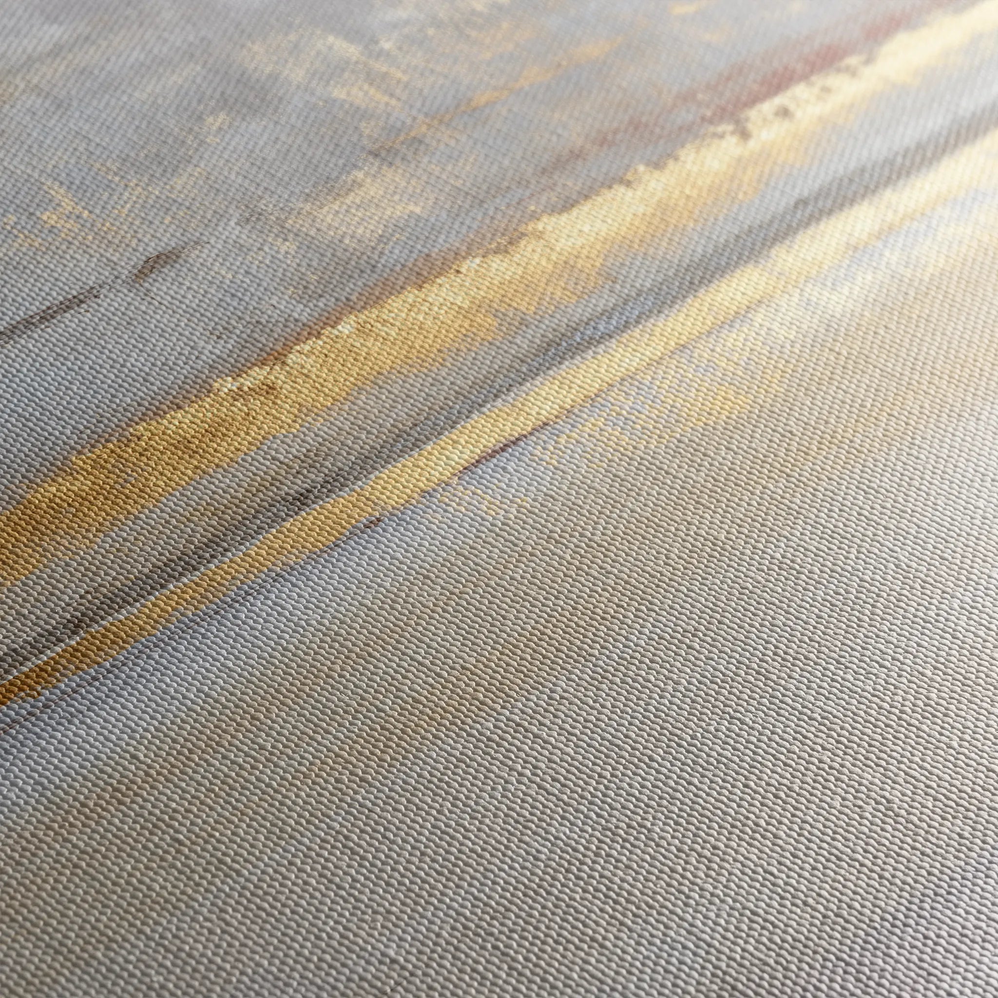 Abstract 1322 Canvas Art 16" x 16" / 40 x 40 cm / Black