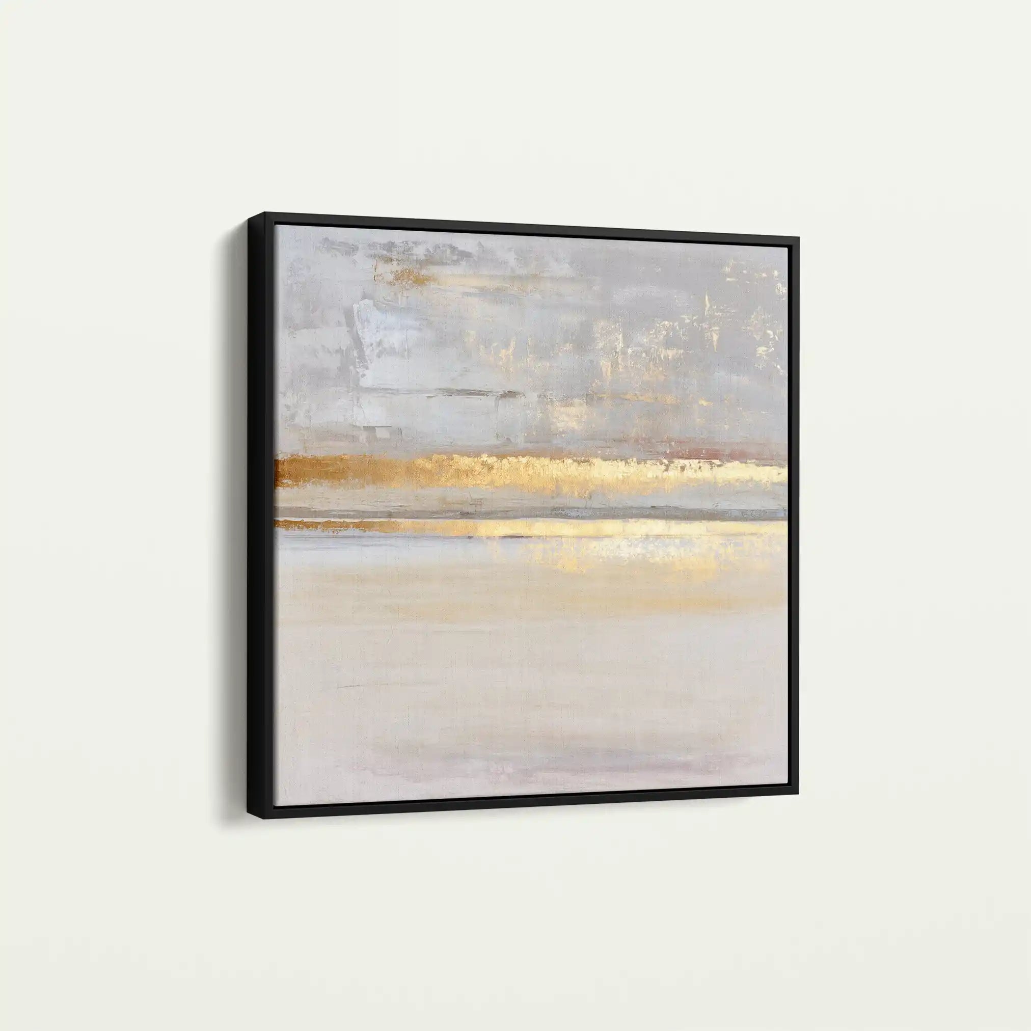 Abstract 1322 Canvas Art 60 x 60 cm / Black