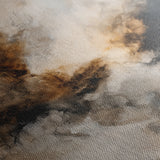 Abstract 1323 Canvas Art 16" x 16" / 40 x 40 cm / Black