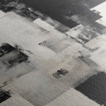 Abstract 1326 Canvas Art 16" x 16" / 40 x 40 cm / Black