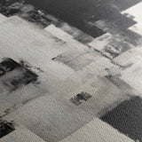 Abstract 1326 Canvas Art 16" x 16" / 40 x 40 cm / Black