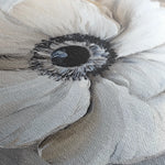 Floral 1326 Canvas Art 16" x 16" / 40 x 40 cm / Black