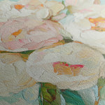 Floral 1327 Canvas Art 16" x 16" / 40 x 40 cm / Black