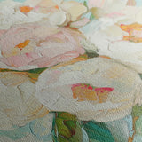 Floral 1327 Canvas Art 16" x 16" / 40 x 40 cm / Black