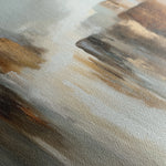 Abstract 1329 Canvas Art 16" x 16" / 40 x 40 cm / Black