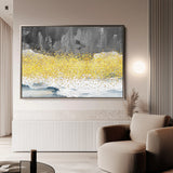 Abstract 133 Canvas Art 18" x 24" / 45 x 60 cm / Black