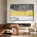 Abstract 133 Canvas Art 18" x 24" / 45 x 60 cm / Black