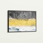 Abstract 133 Canvas Art 18" x 24" / 45 x 60 cm / Black