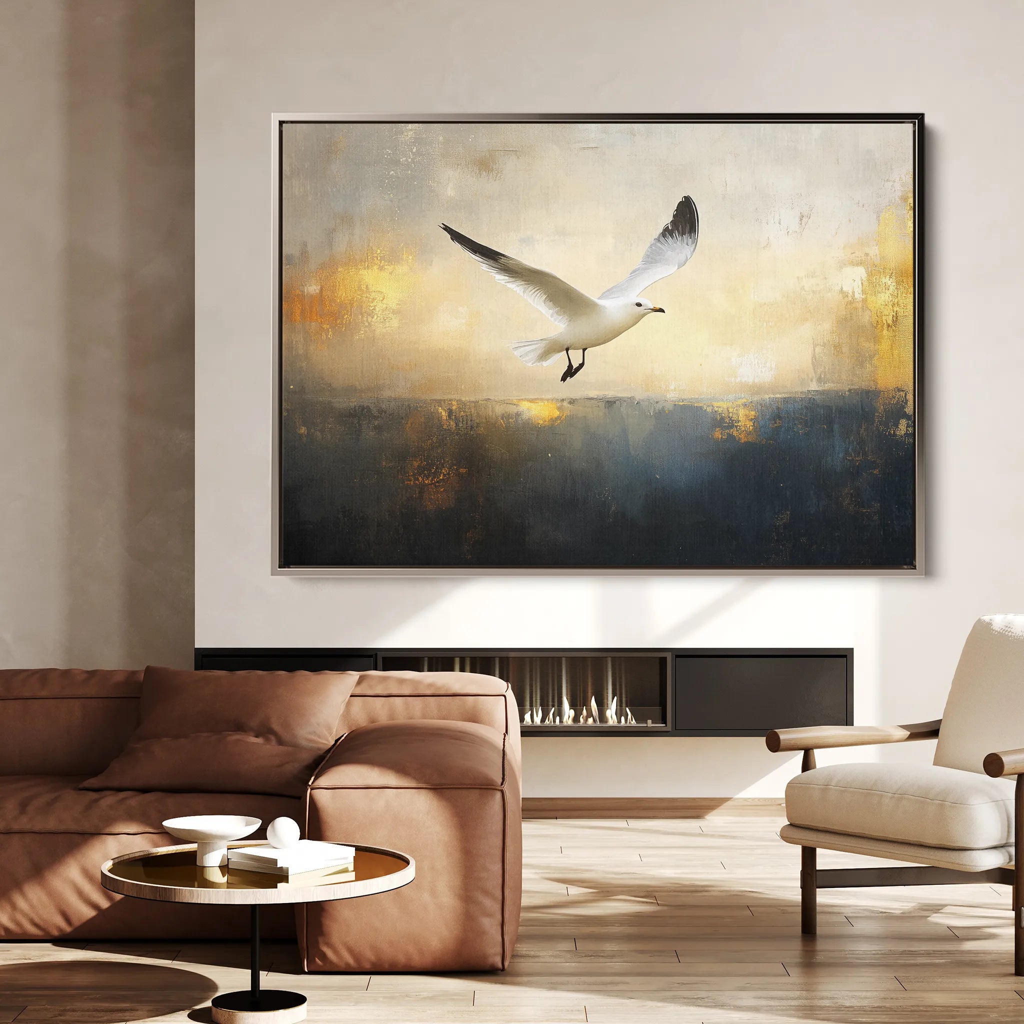 Animals 133 Canvas Art 18" x 24" / 45 x 60 cm / Black