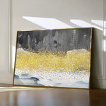 Abstract 133 Canvas Art 60 x 40 cm / Black