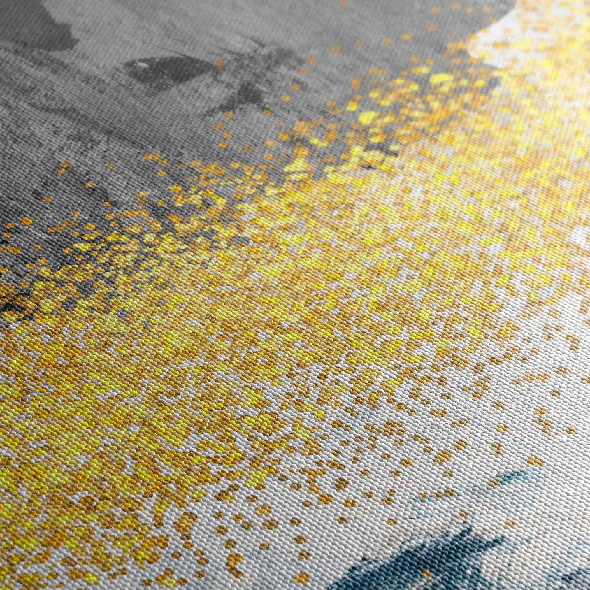 Abstract 133 Canvas Art 60 x 40 cm / Black