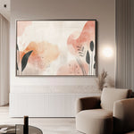 Boho 133 Canvas Art 18" x 24" / 45 x 60 cm / Black