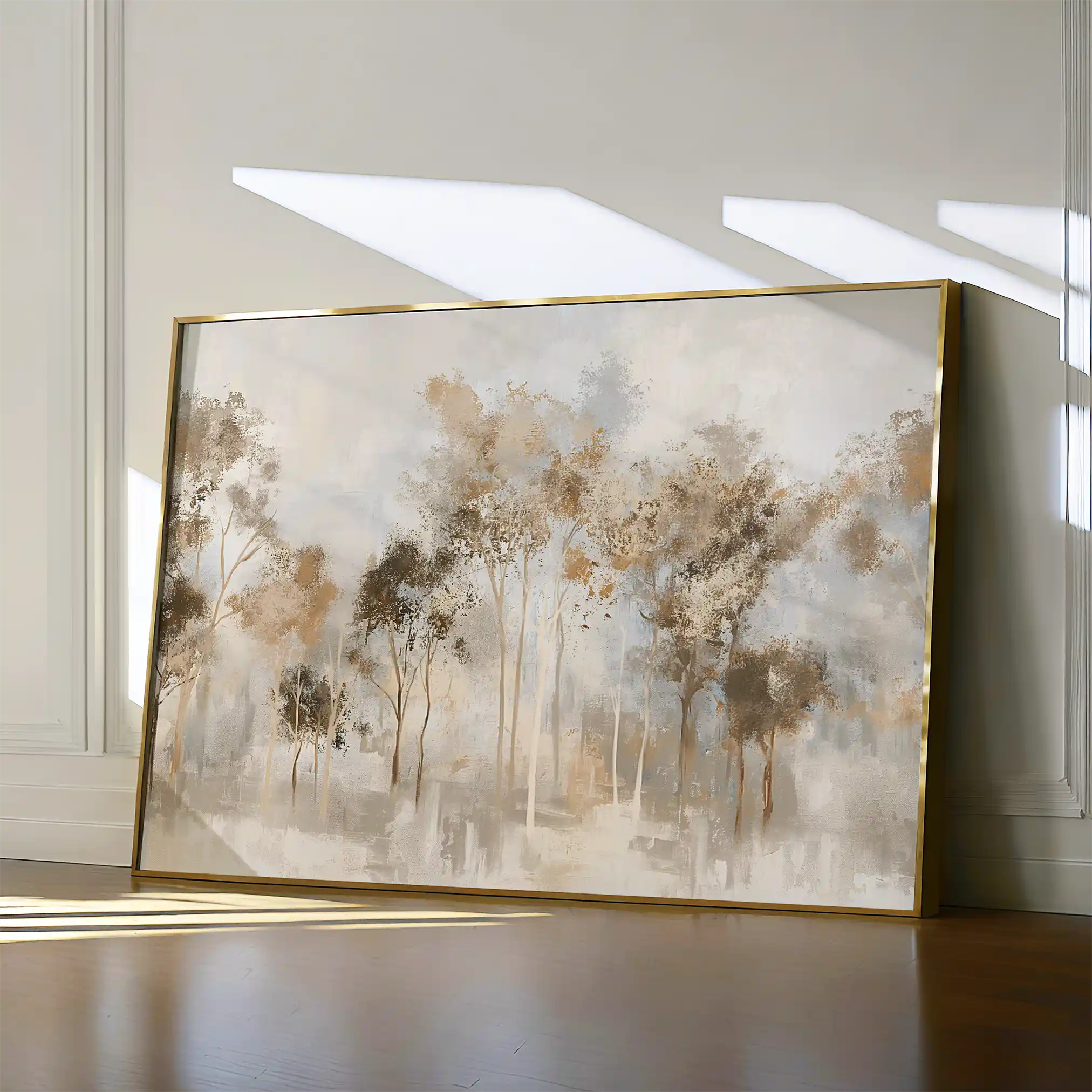 Floral 133 Canvas Art 18" x 24" / 45 x 60 cm / Black