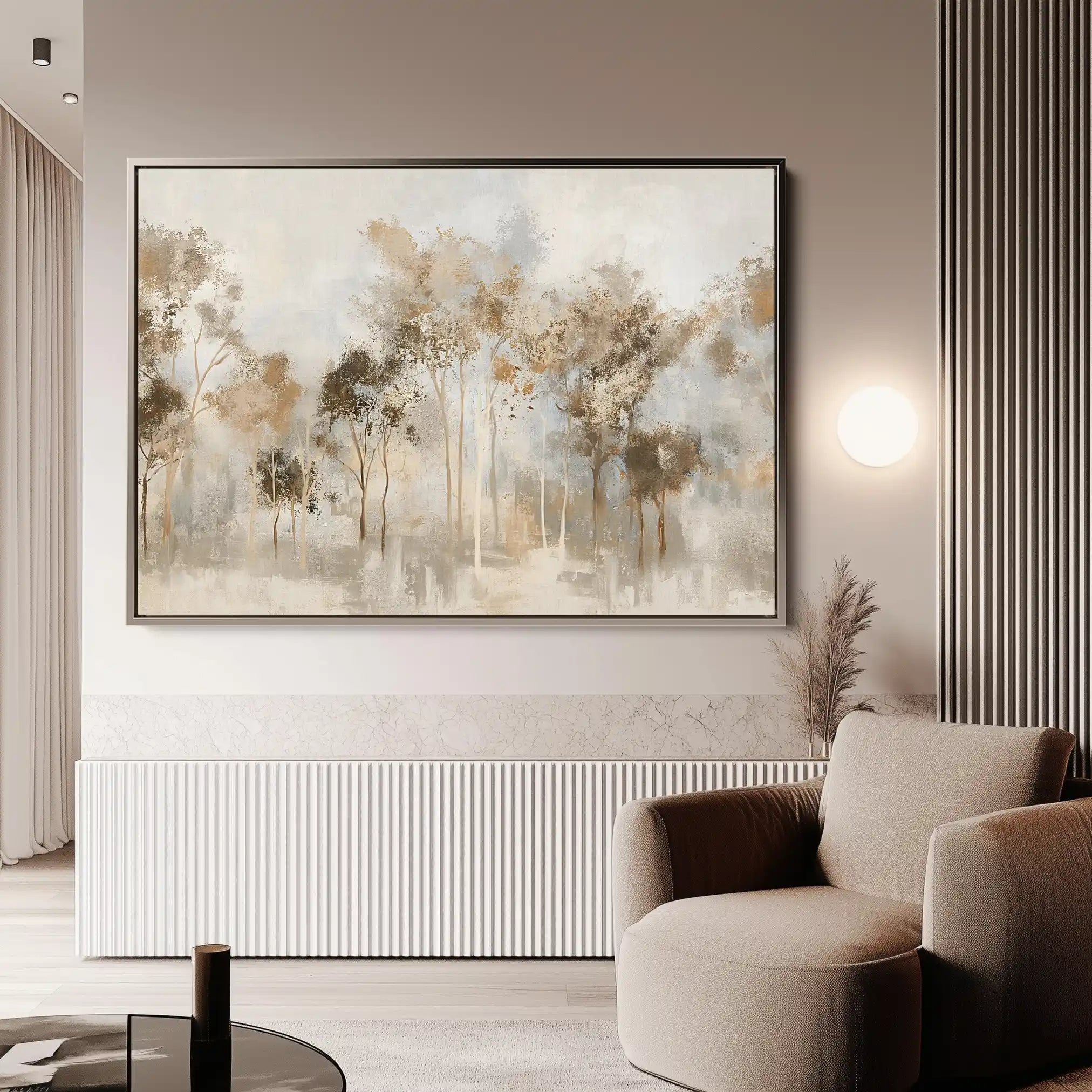 Floral 133 Canvas Art 18" x 24" / 45 x 60 cm / Black