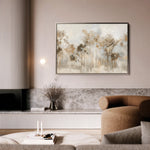 Floral 133 Canvas Art 18" x 24" / 45 x 60 cm / Black