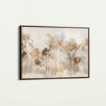 Floral 133 Canvas Art 60 x 40 cm / Black