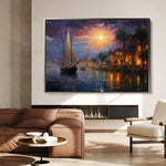 Landscape 133 Canvas Art 18" x 24" / 45 x 60 cm / Black