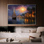 Landscape 133 Canvas Art 18" x 24" / 45 x 60 cm / Black