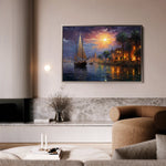 Landscape 133 Canvas Art 18" x 24" / 45 x 60 cm / Black