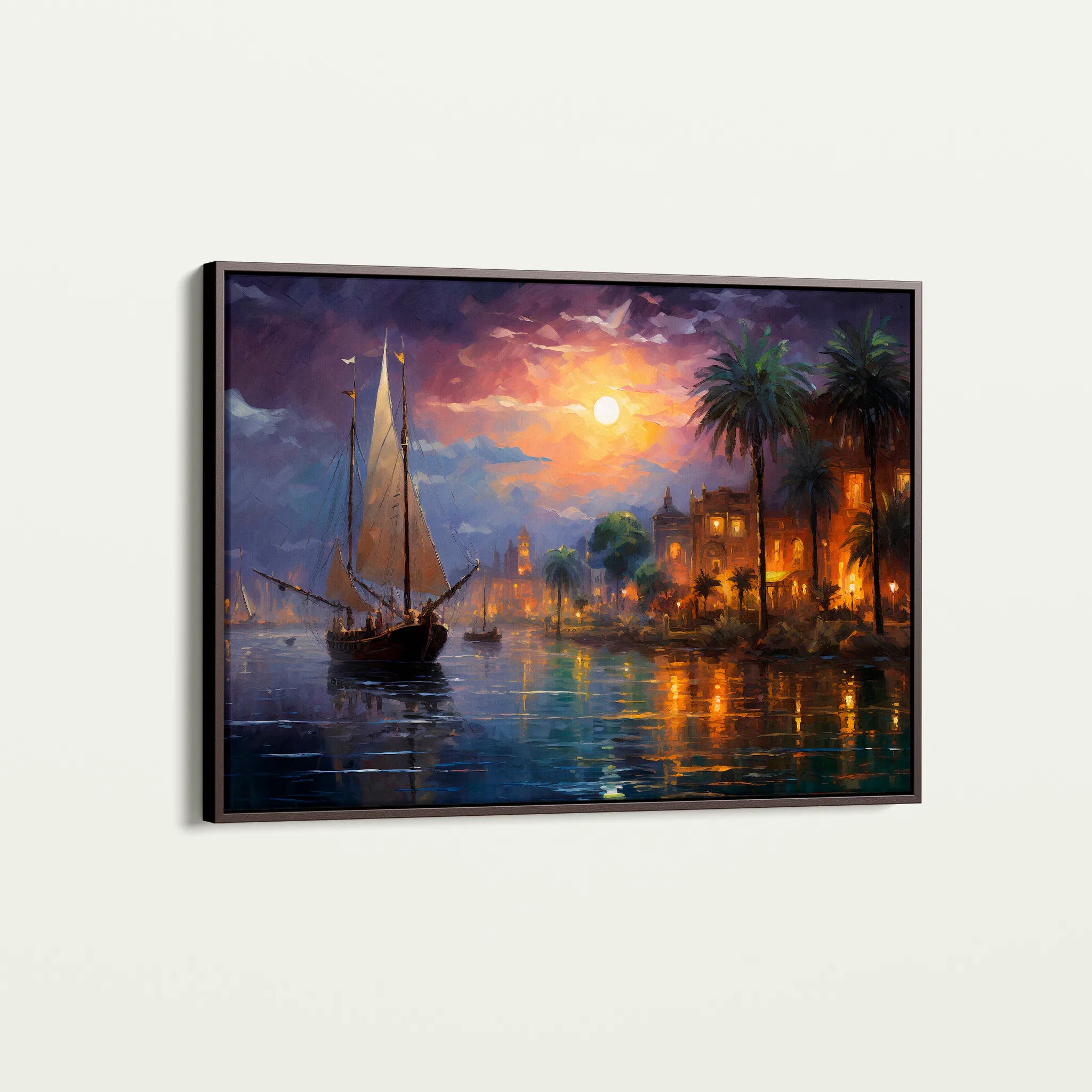Landscape 133 Canvas Art 18" x 24" / 45 x 60 cm / Black
