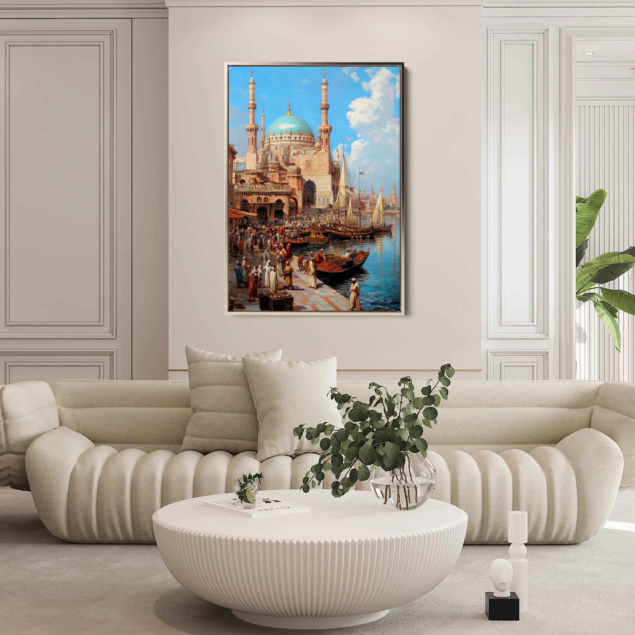 Orientalist 133 Canvas Art 18" x 24" / 45 x 60 cm / Black