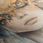 Portrait 133 Canvas Art 18" x 24" / 45 x 60 cm / Black