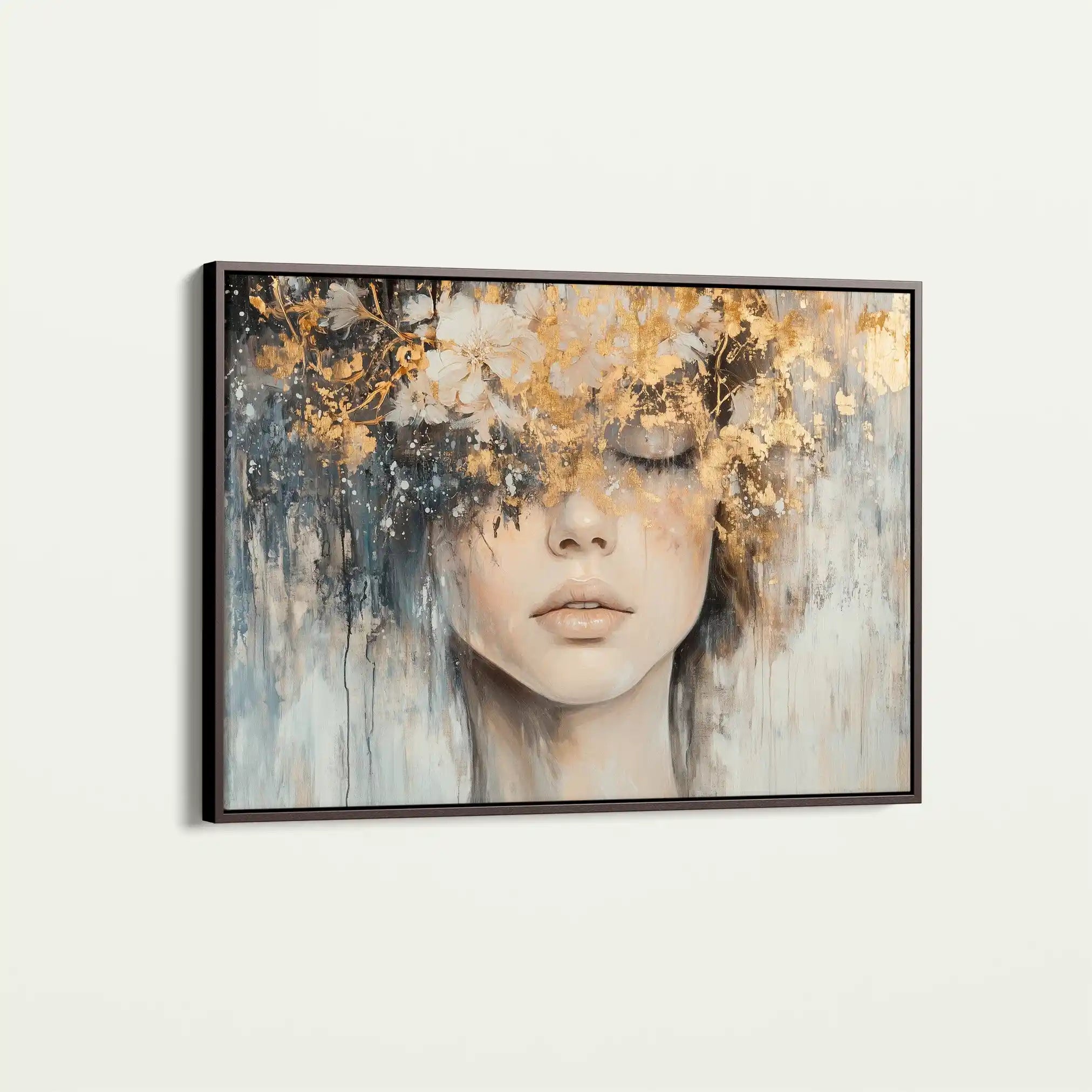 Portrait 133 Canvas Art 60 x 40 cm / Black