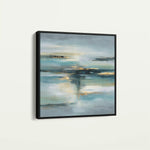 Abstract 1331 Canvas Art 60 x 60 cm / Black