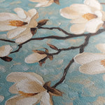 Floral 1331 Canvas Art 16" x 16" / 40 x 40 cm / Black