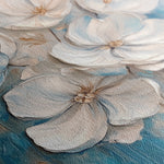 Floral 1334 Canvas Art 16" x 16" / 40 x 40 cm / Black