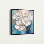 Floral 1334 Canvas Art 60 x 60 cm / Black