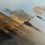 Abstract 1335 Canvas Art 16" x 16" / 40 x 40 cm / Black