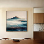 Abstract 1336 Canvas Art 60 x 60 cm / Black