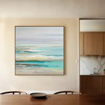 Abstract 1337 Canvas Art 16" x 16" / 40 x 40 cm / Black