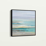 Abstract 1337 Canvas Art 16" x 16" / 40 x 40 cm / Black