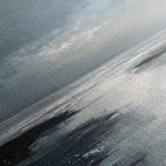 Abstract 1338 Canvas Art 16" x 16" / 40 x 40 cm / Black