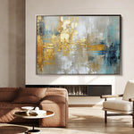 Abstract 134 Canvas Art 18" x 24" / 45 x 60 cm / Black