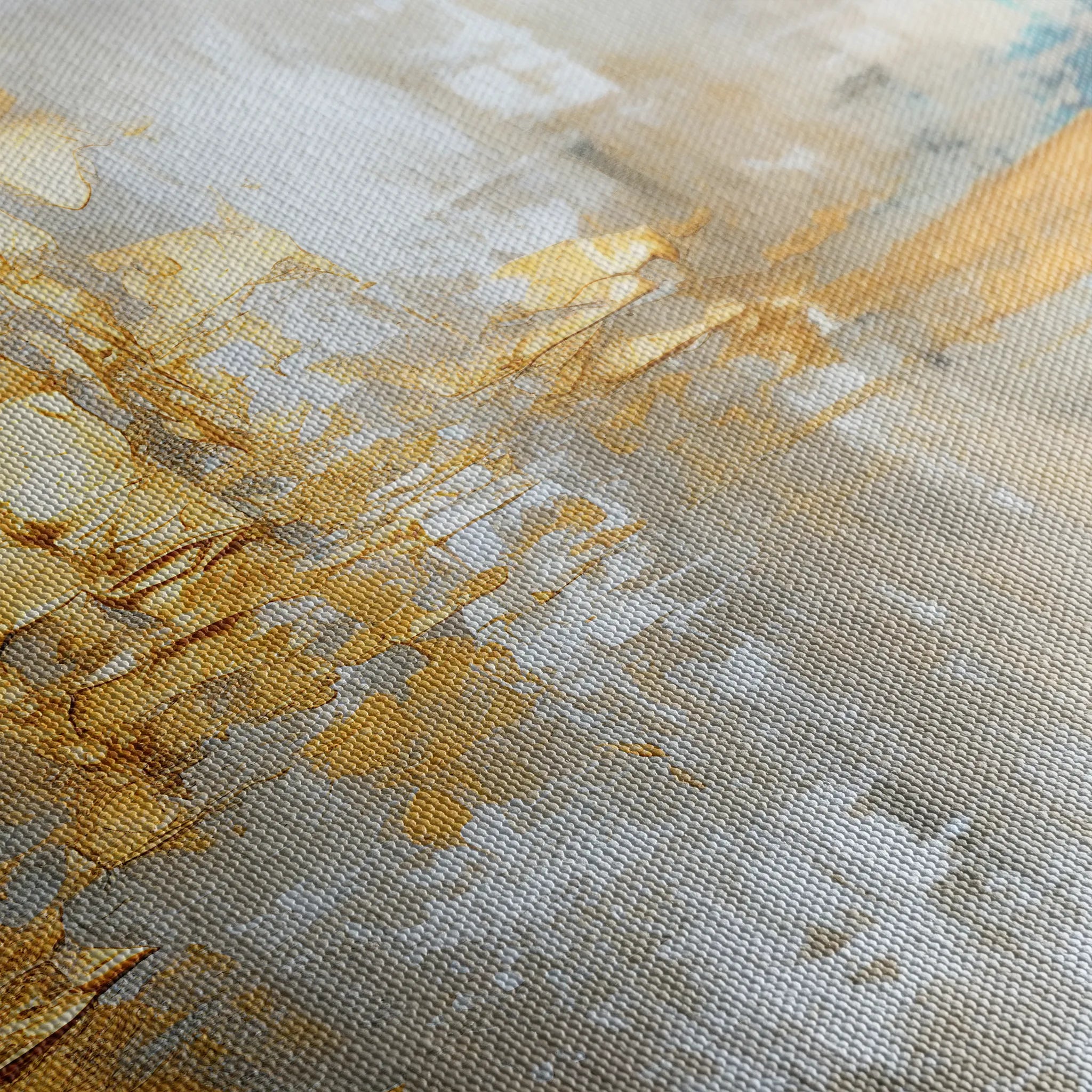 Abstract 134 Canvas Art 18" x 24" / 45 x 60 cm / Black