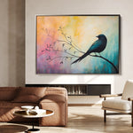 Animals 134 Canvas Art 18" x 24" / 45 x 60 cm / Black