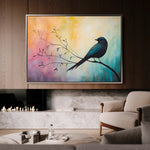 Animals 134 Canvas Art 18" x 24" / 45 x 60 cm / Black
