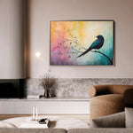 Animals 134 Canvas Art 18" x 24" / 45 x 60 cm / Black
