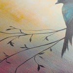 Animals 134 Canvas Art 18" x 24" / 45 x 60 cm / Black