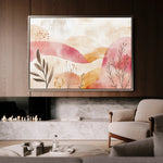 Boho 134 Canvas Art 18" x 24" / 45 x 60 cm / Black