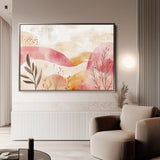Boho 134 Canvas Art 18" x 24" / 45 x 60 cm / Black