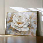 Floral 134 Canvas Art 18" x 24" / 45 x 60 cm / Black